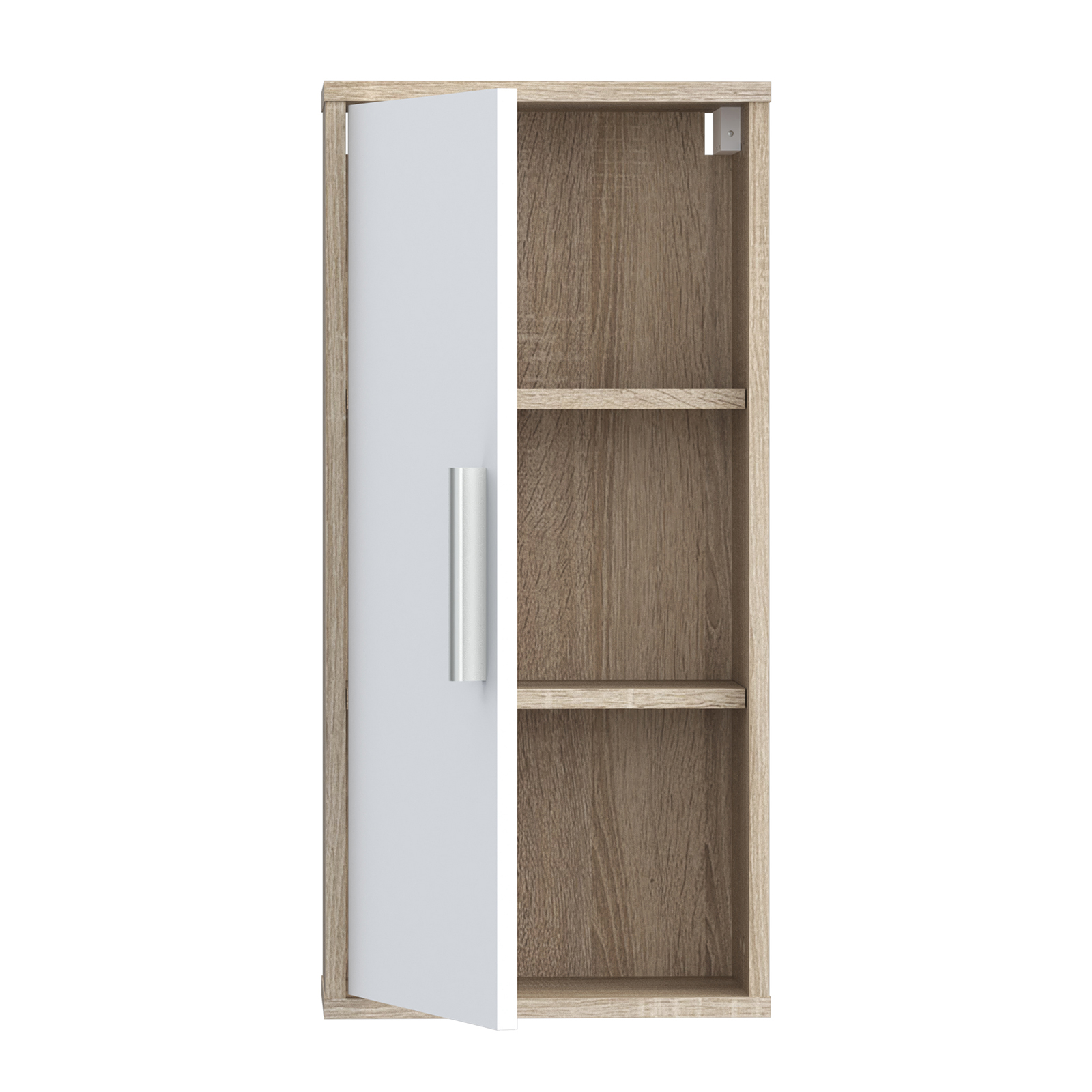 Hängeschrank - Sonoma Eiche-weiß - 33 cm breit
