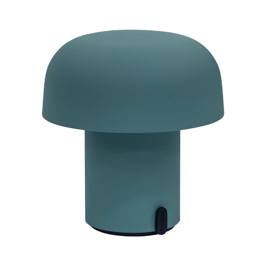 kooduu LED-Akkutischleuchte Smoley Teal SENSA