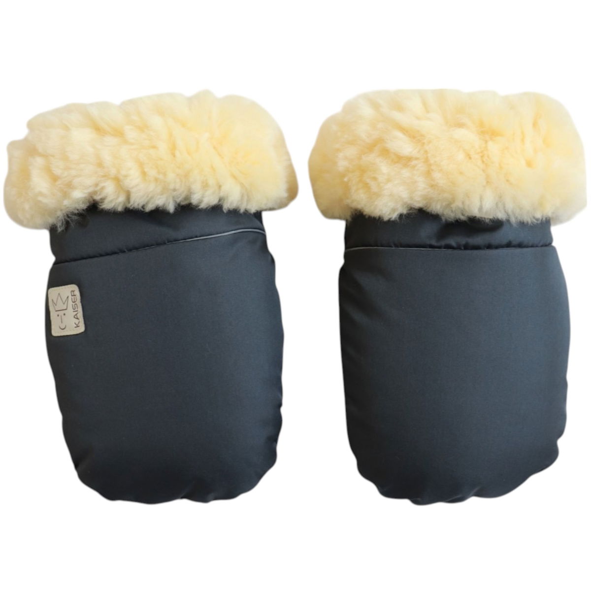 KaiserKaiser   REFLECT Lammfell Kinderwagenhandschuh anthracite