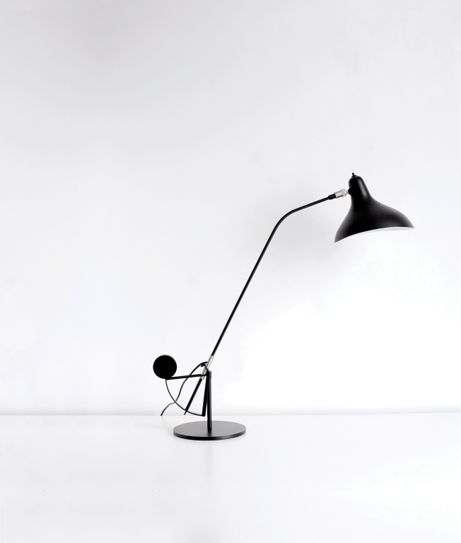 DCW éditions Mantis BS3 bureaulamp zwart