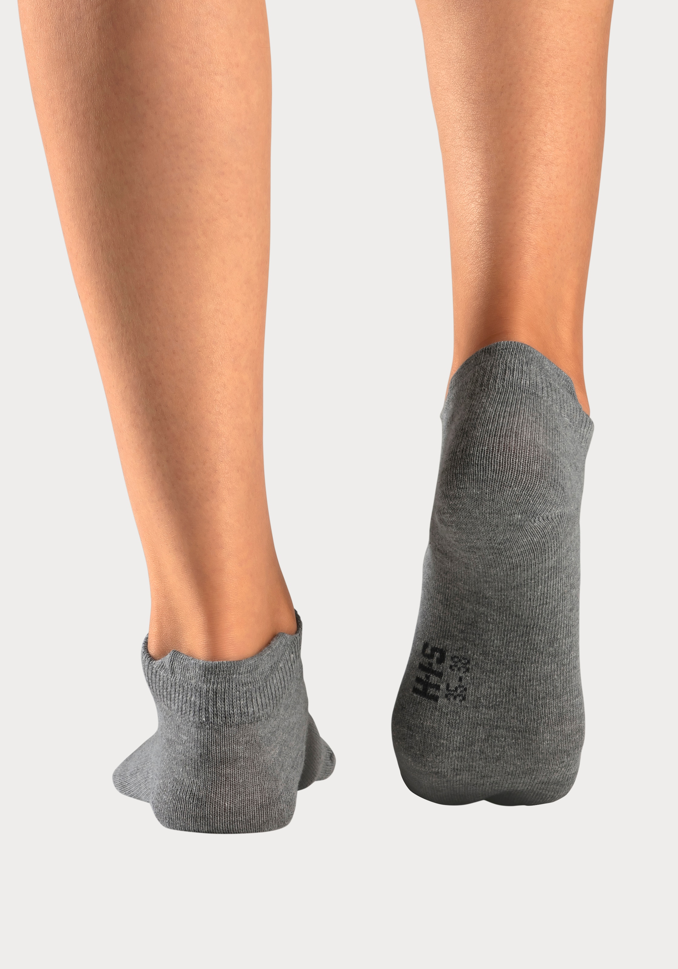 H.I.S Sneakersocken Packung, 8 Stk. tlg. mit verlängertem Bündchen hinten
