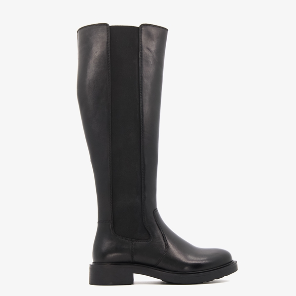 Harper hoge leren dames boots zwart