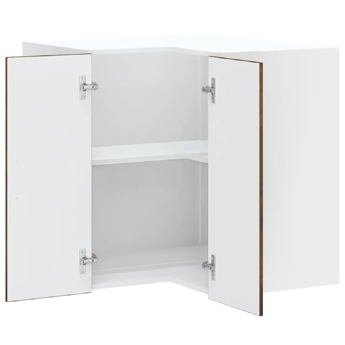 vidaXL Armoire Murale d'Angle de Cuisine Kalmar - Chêne Fumé