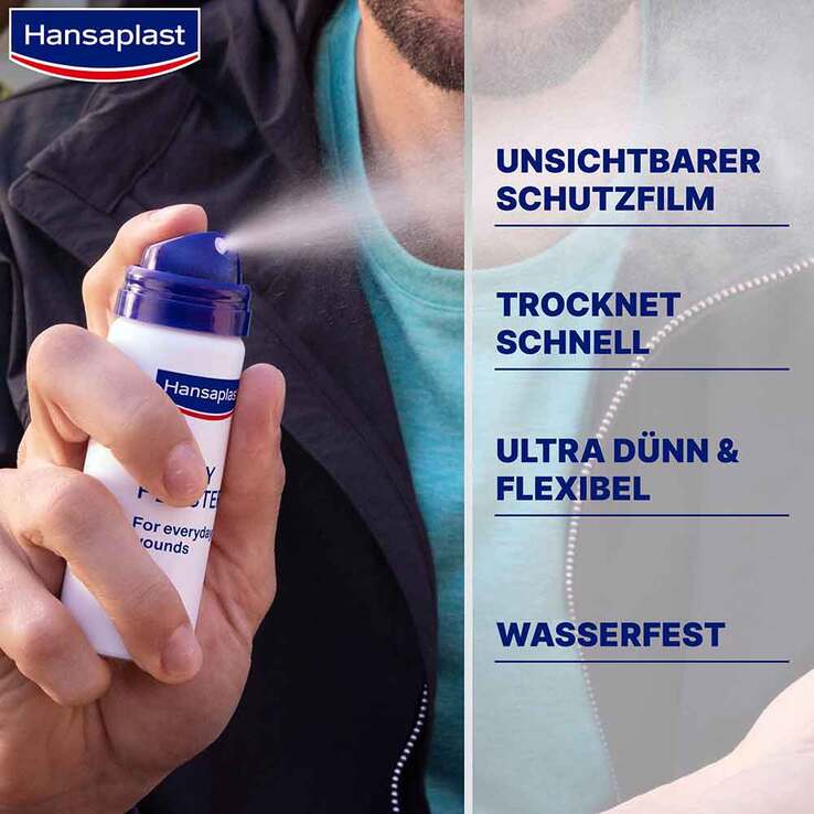 Hansaplast Zweite Haut Schutz Sprüh-Pflaster, 40 ml