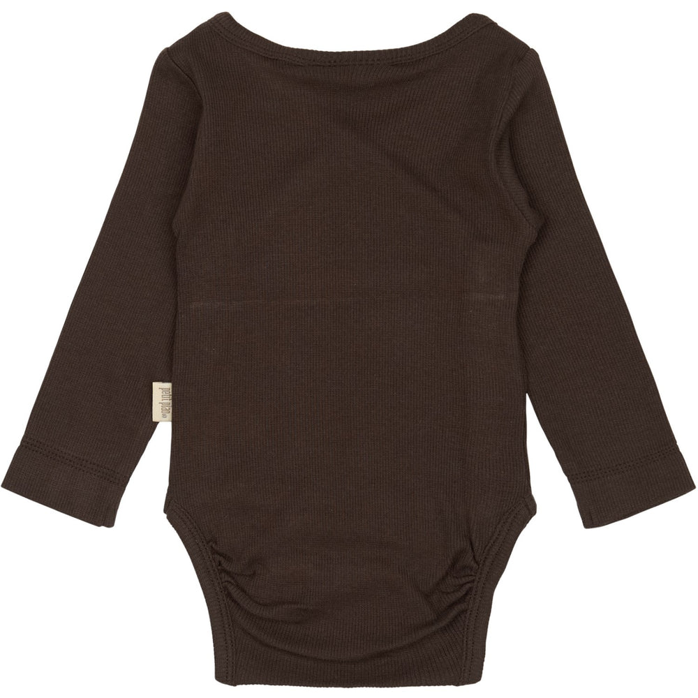 Køb Petit Piao Coffee Bean PPDi Body L/S Fold Over NOOS