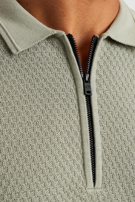 Cast Iron groene heren polo
