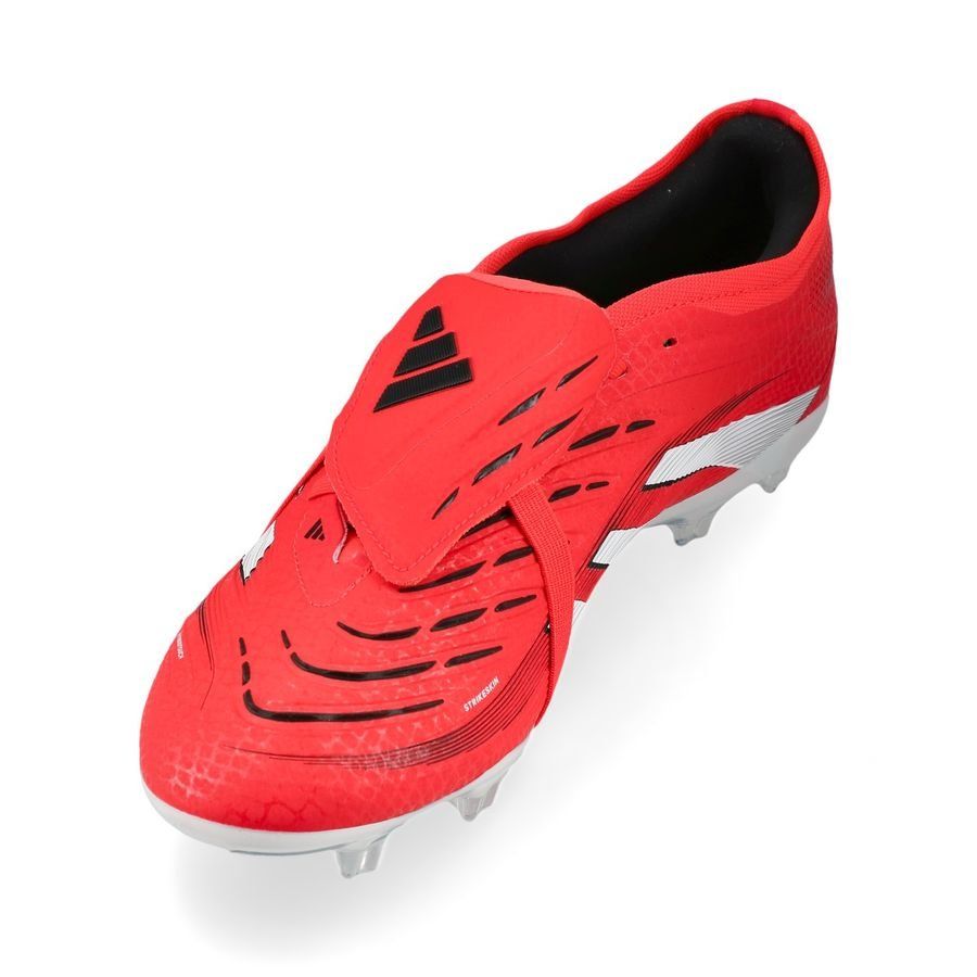 adidas Predator Pro Fold-over Tongue FG Pure Victory - Lucid Red/Blanc/Noir