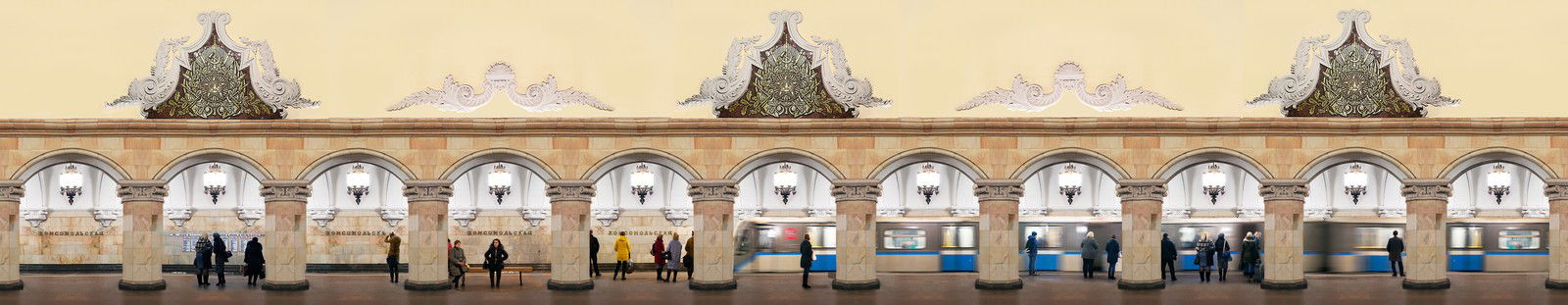 Moscow, Komsomolskaya, Circle Line by Larry Yust - Limited Edition. Edition of: 150. Signed.