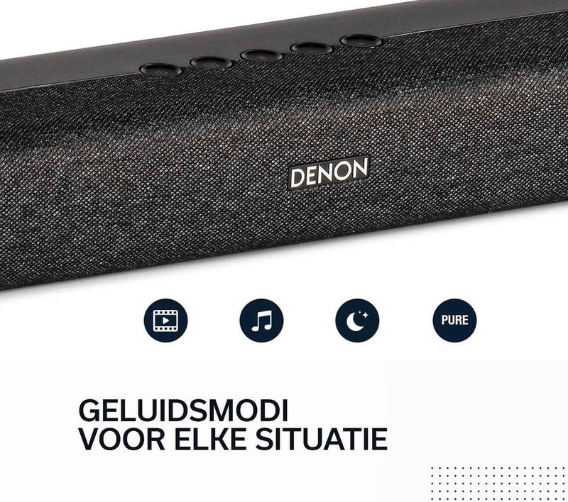 Denon - DHT-S416 - Thuisbioscoop Soundbar - Zwart - Draadloze Subwoofer - HDMI/ARC