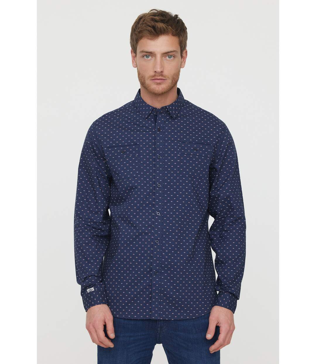 Chemise manches longues coton regular DIZO