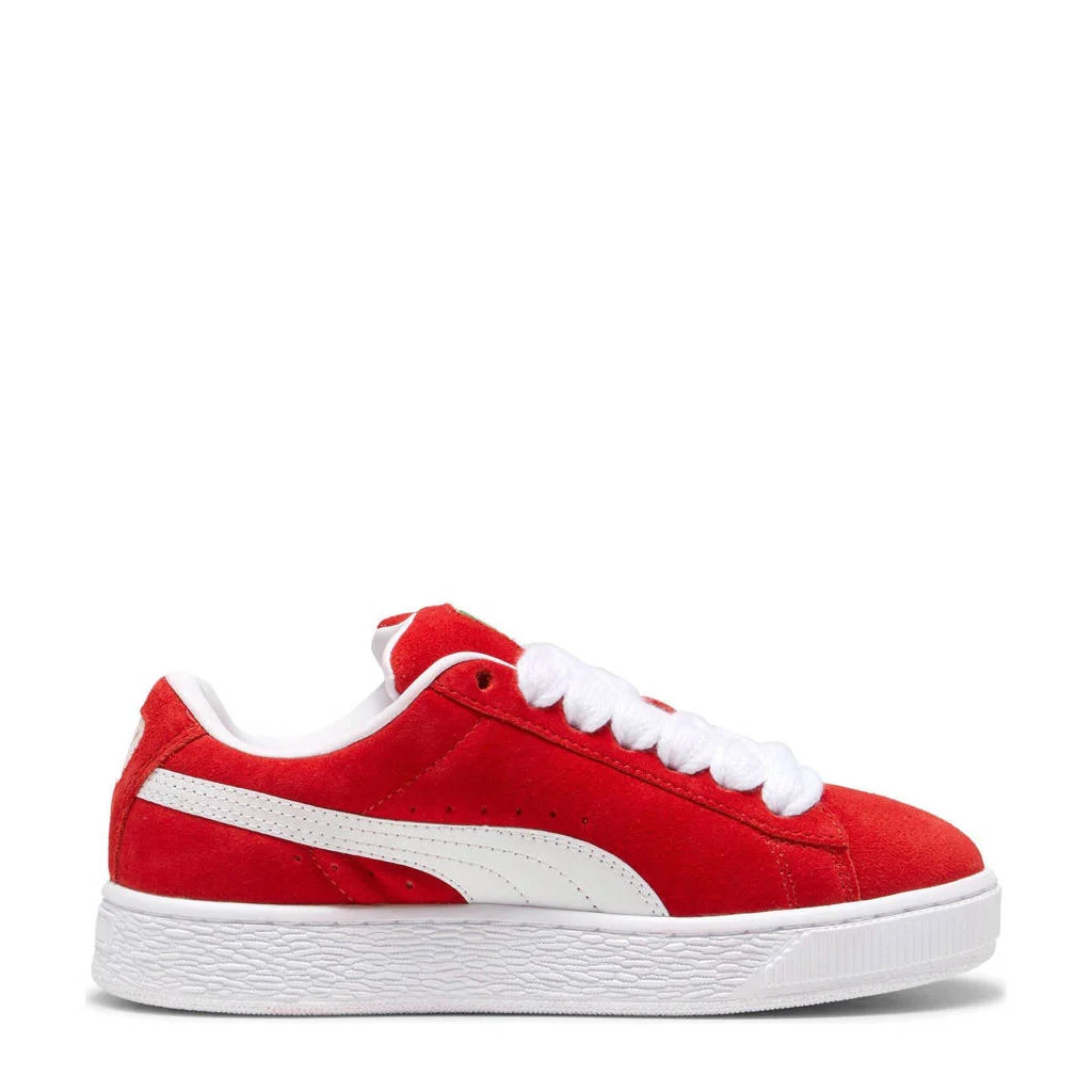Puma Suede XL Jrsneakers rood/wit