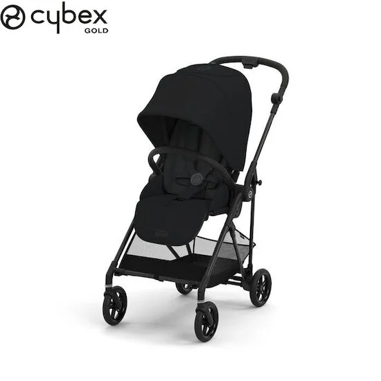 Poussette Melio Carbon   Châssis en carbon - Magic Black        de               CYBEX