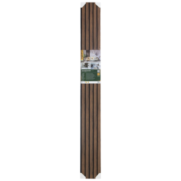 Lattenwand MDF Decowall Essential walnoot 260x30cm, 2 stuks (1.56m2)