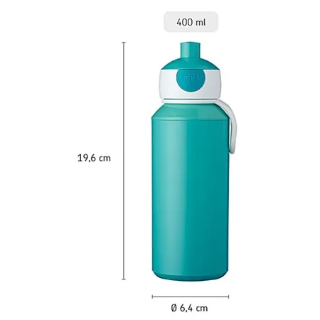 Mepal Trinkflasche Pop-up Campus 400 ml - Einhorn