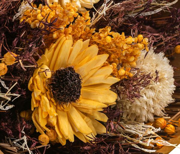 Trockenblumenbouquet Sunflower Autumn,