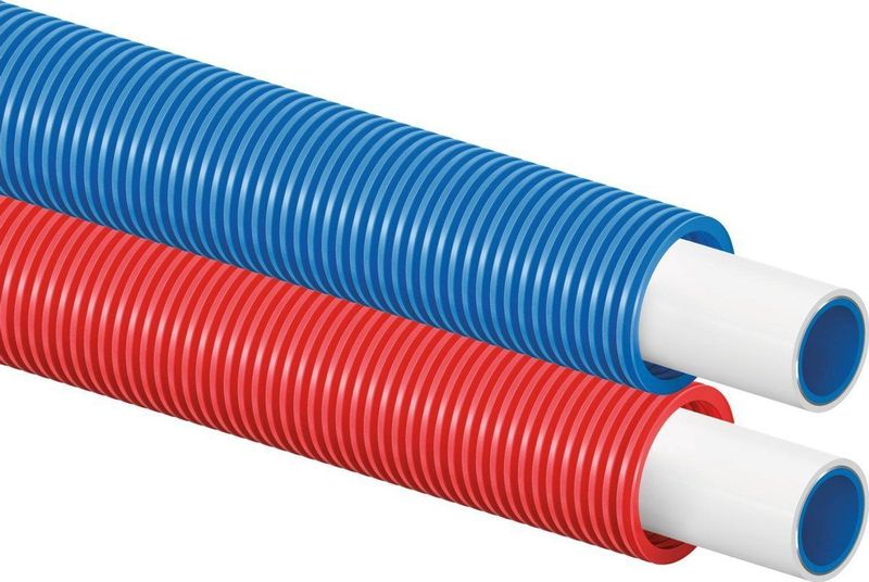 Uponor Uni pipe plus leiding / buis 16x2mm in mantel blauw op rol E=75m 1063059