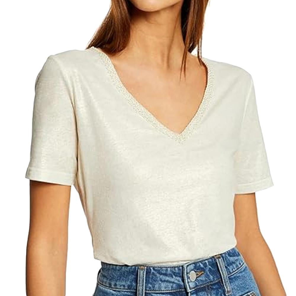 Morgan T-shirt Blanc Femme Morgan Dag