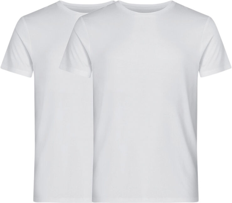 Resteröds BAMBOO 2-PACK TEE Hvid