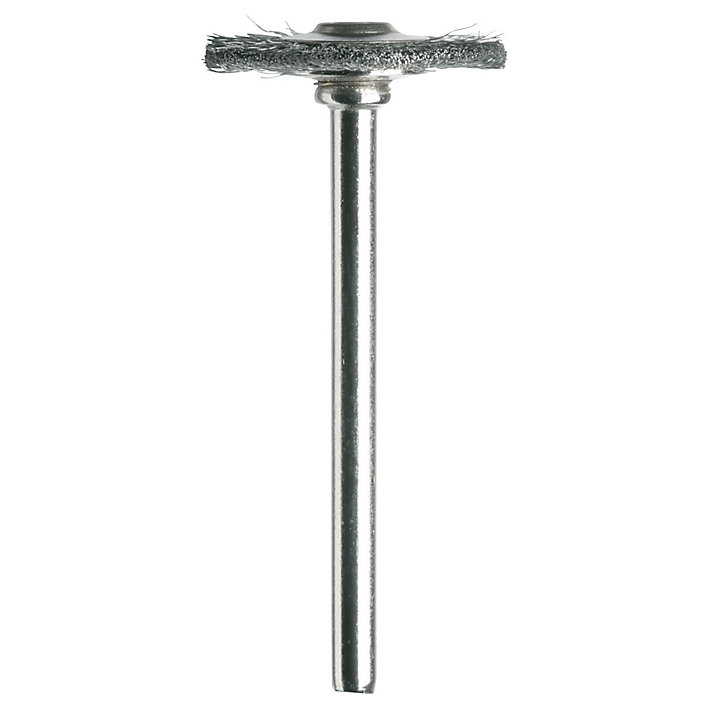 2 brosses en acier Dremel 19 mm