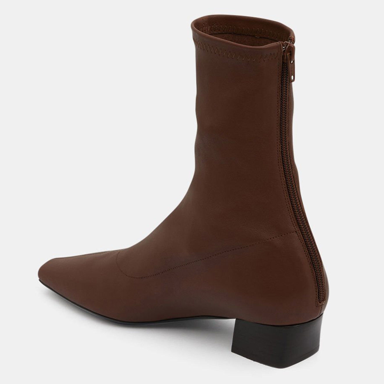By Far Boots en Cuir Colette marron
