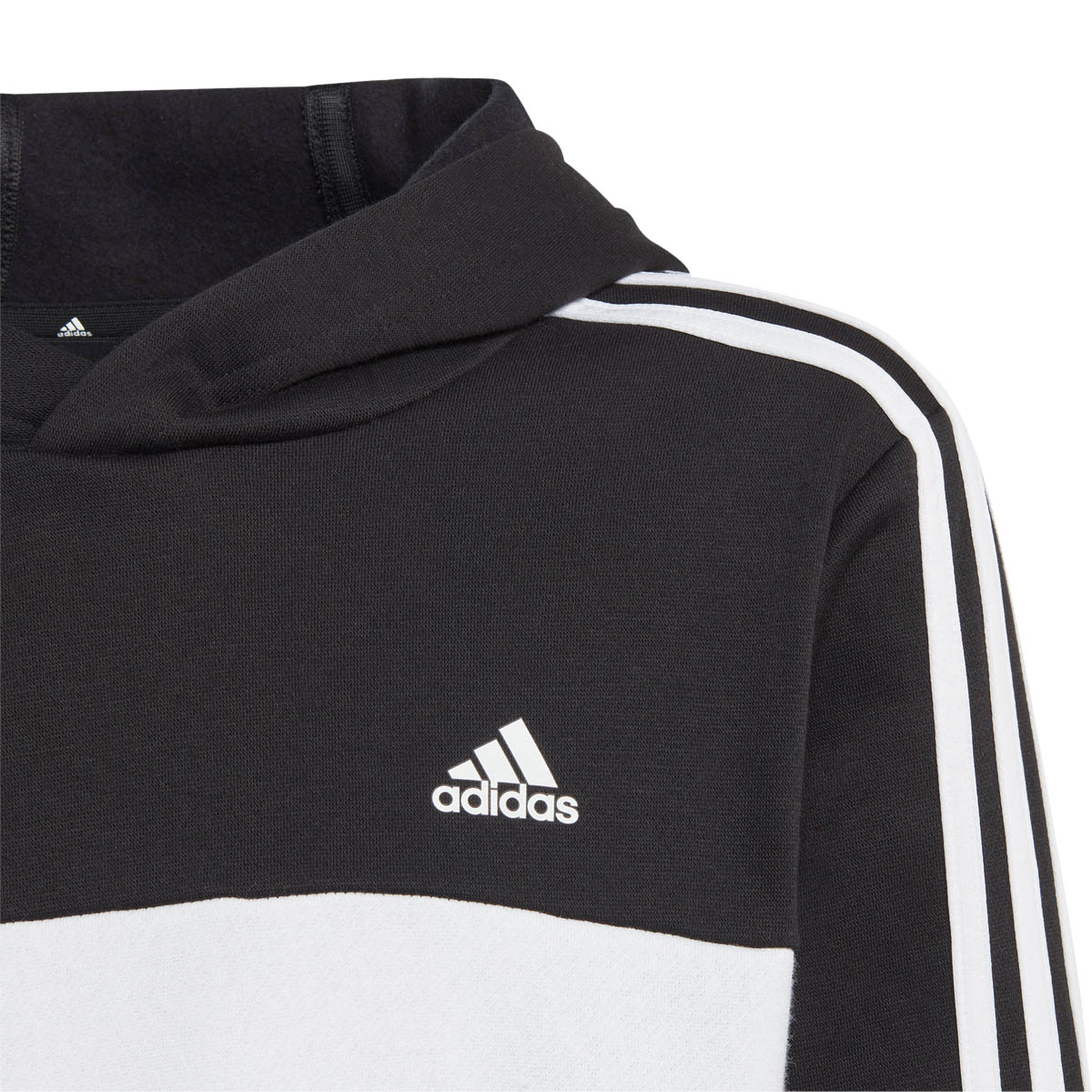 adidas Tiberio 3-Stripes Colorblock Fleece Hættetrøje Børn