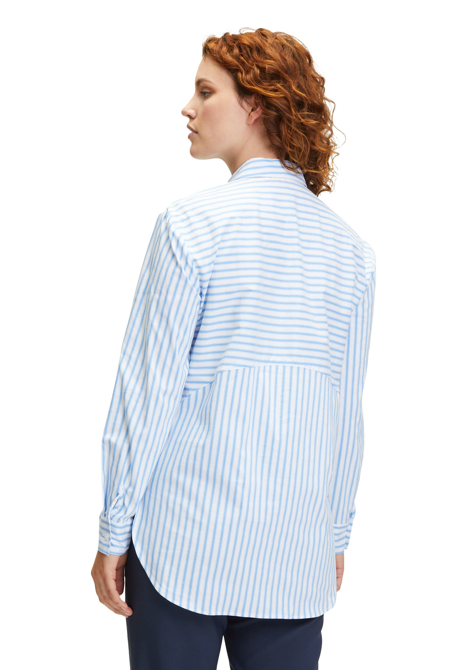 Betty & Co| Damen Longbluse mit Streifen