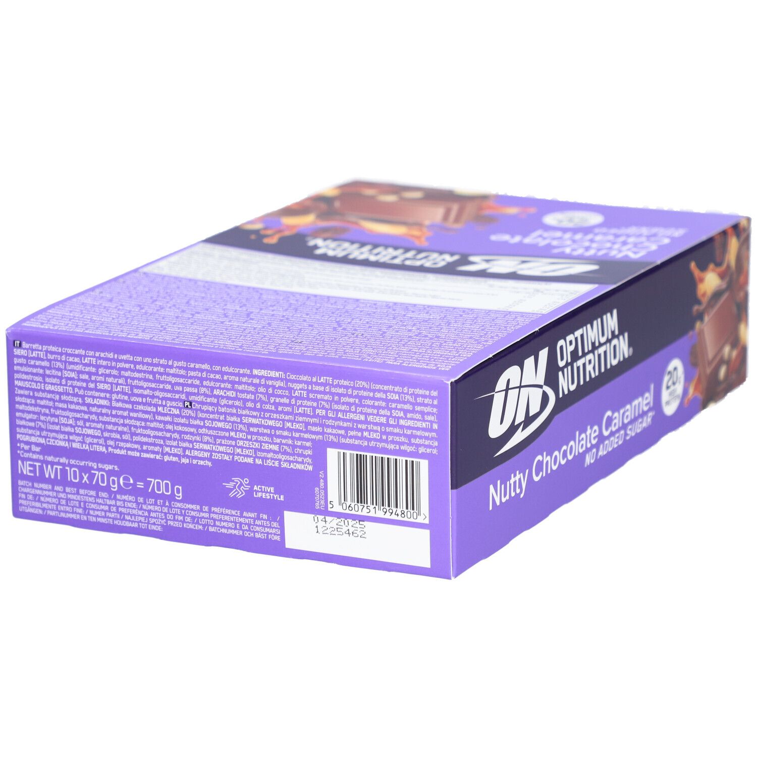 Optimum Nutrition PROTEIN BAR Nutty Chocolate Caramel