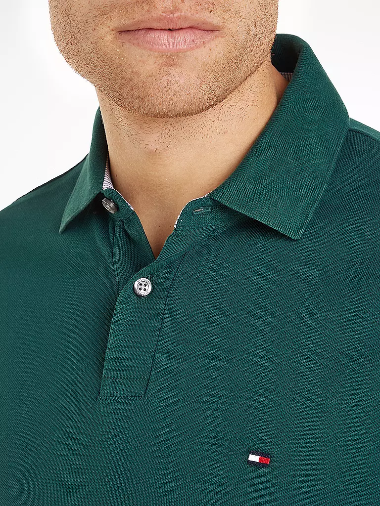 TOMMY HILFIGER Poloshirt Regular Fit 1985 dunkelgrün