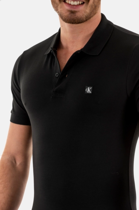 polos calvin klein jeans embro badge beh ck black