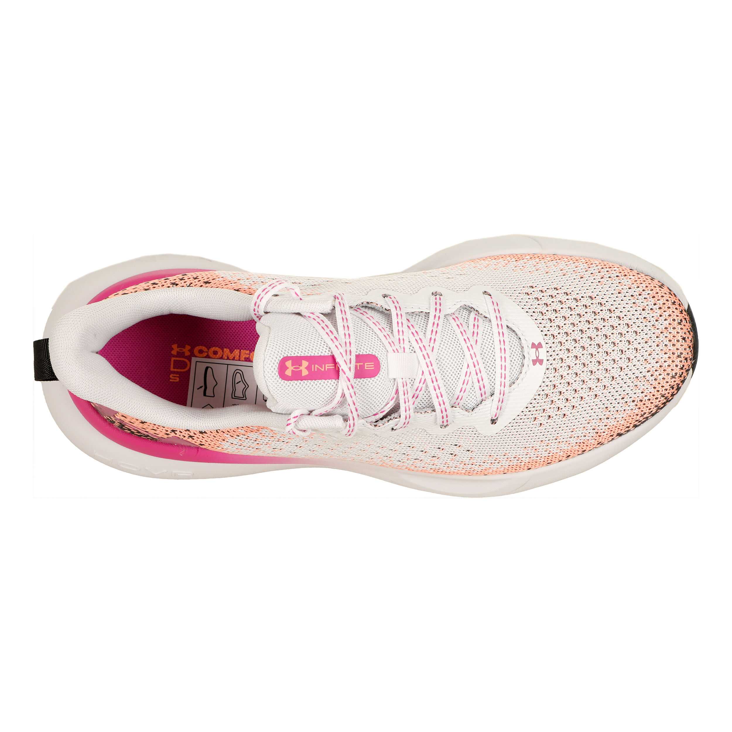 Under Armour Infinite Chaussure De Running Sans Stabilisateurs Femmes - Blanc , Gris Clair