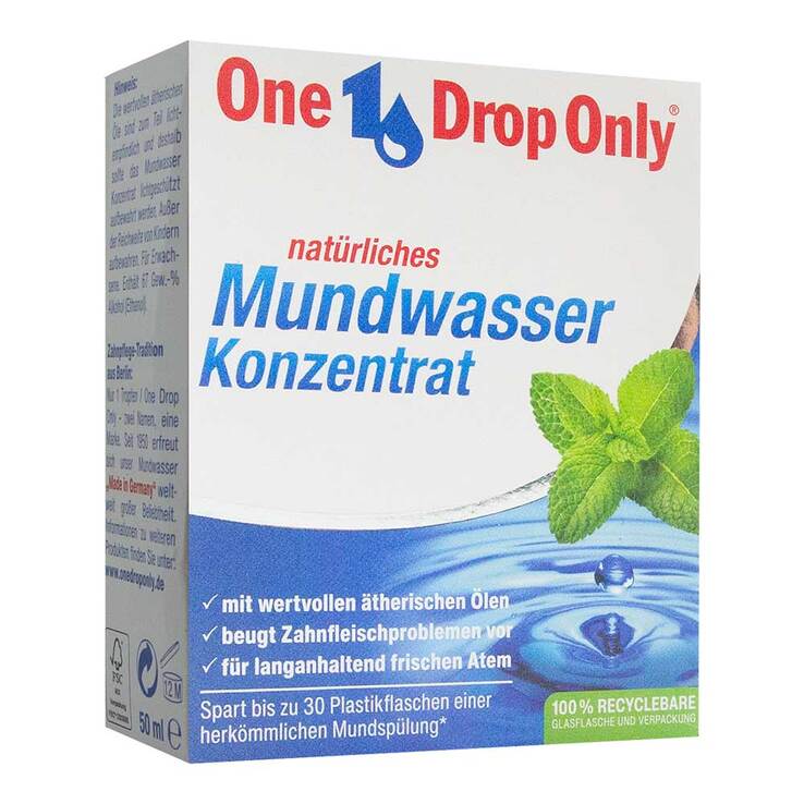 One Drop Only natürl.Mundwasser Konzentrat, 50 ml