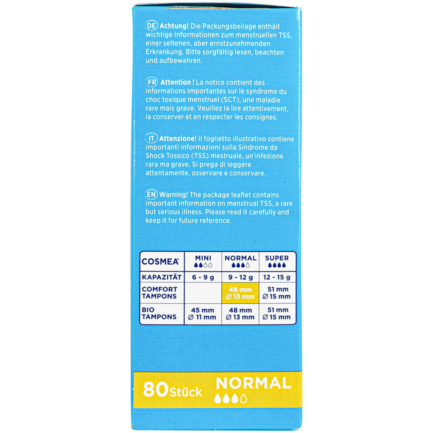 COSMEA Tampons Normal 80 Stück