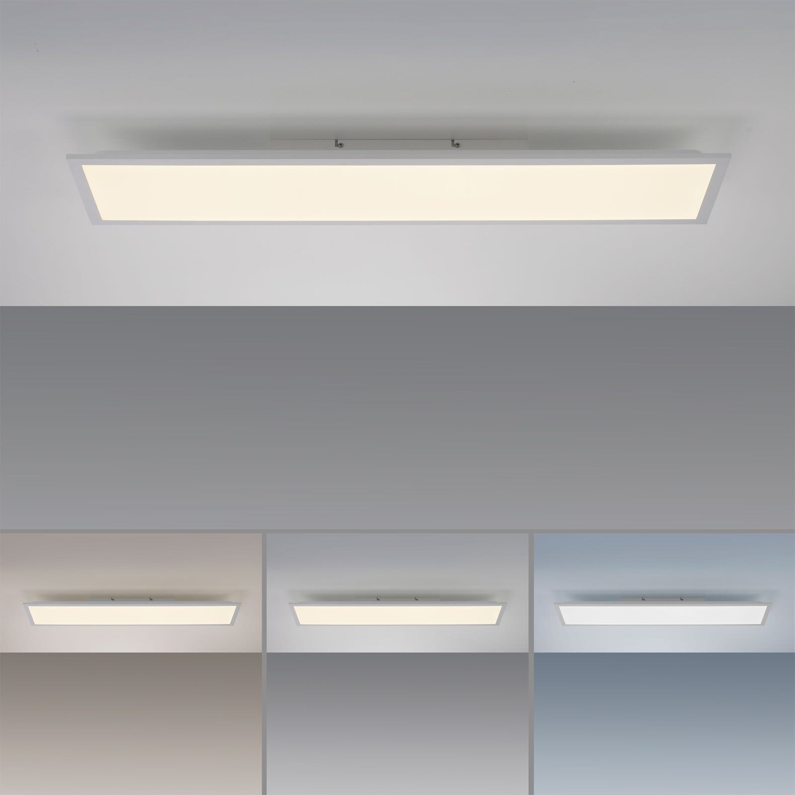 LED-Deckenleuchte Flat 100x25 weiß