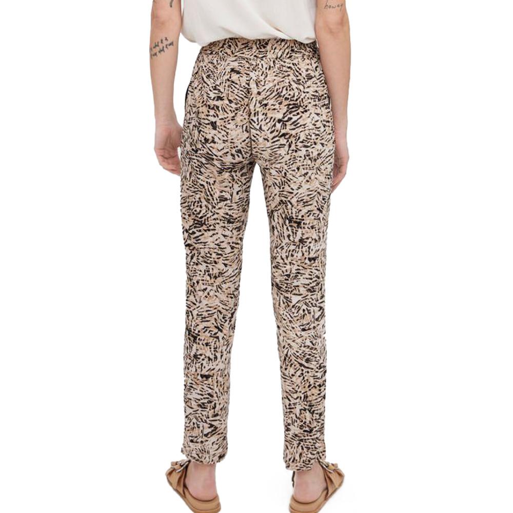 Vero Moda Pantalon Beige Imprimé Femme Vero Moda Easy