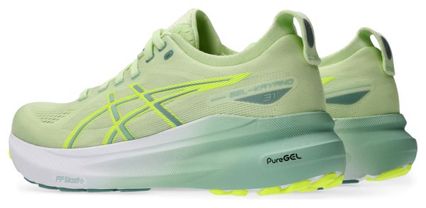 Chaussures Running Asics Gel-Kayano 31 Vert/Jaune Femme
