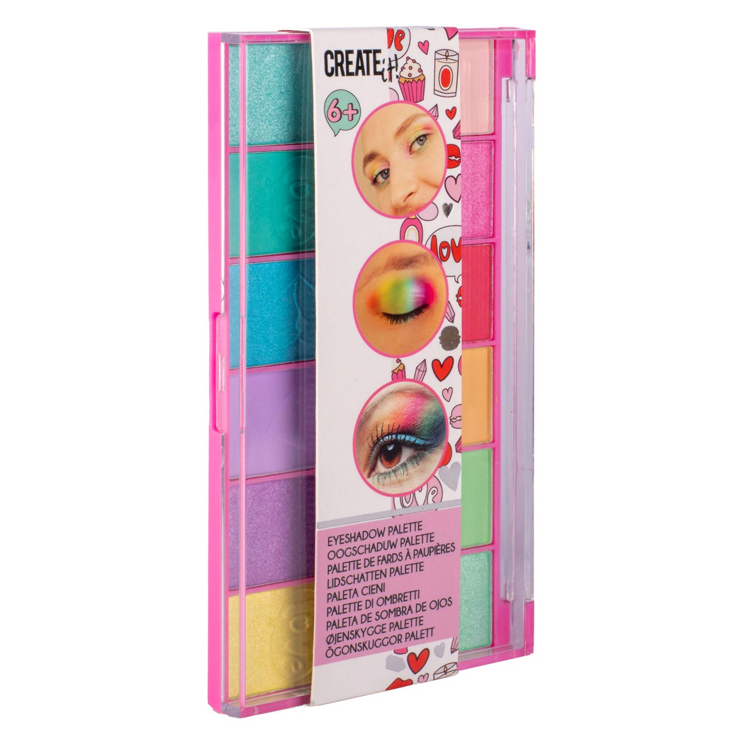 Create it! Beauty Oogschaduw Palette, 12 Kleuren!