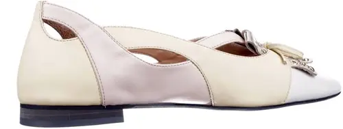 Babouche G-DUNJA-161 418 maat 43 ballerina geel combi Calandschoen