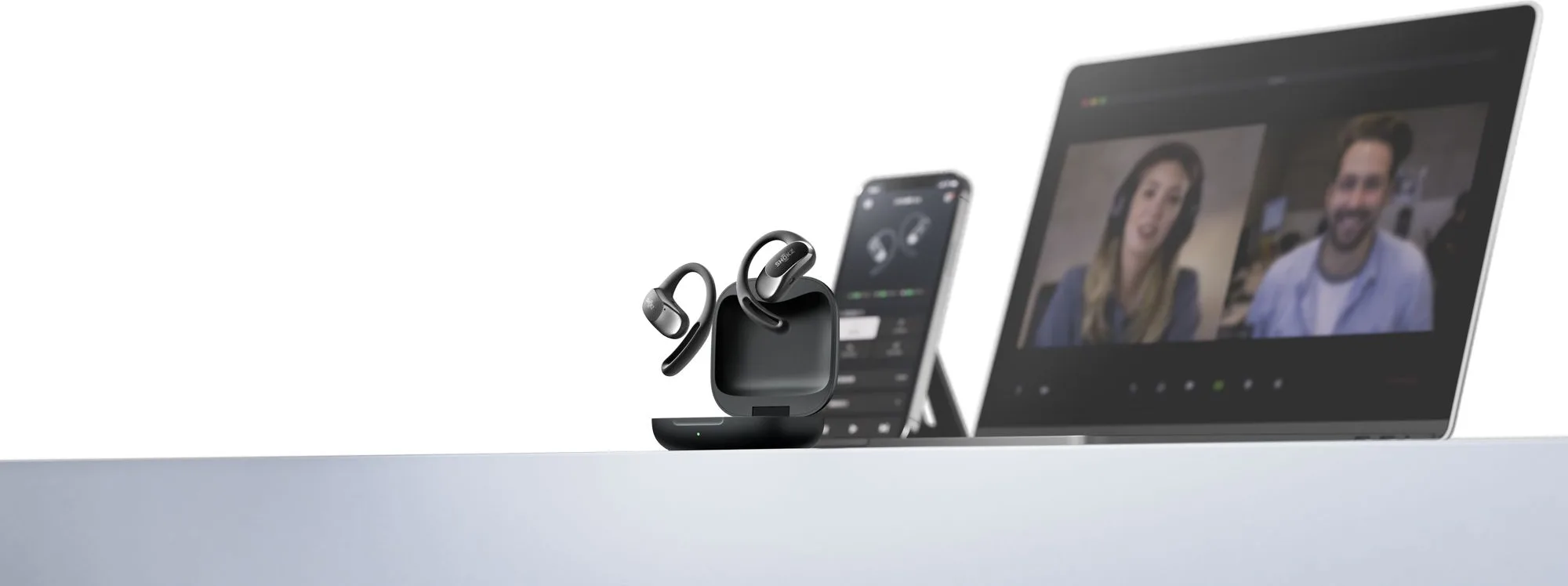 Shokz OpenFit Air Noir Écouteurs True Wireless