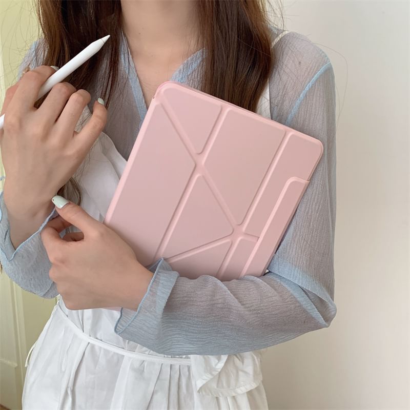 Elliure - Eenvoudige opvouwbare standaard iPad-hoes
