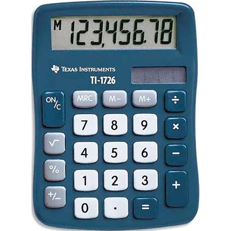 Calculatrice de poche Texas Intruments TI-1726 - 1726/FBL/11E1