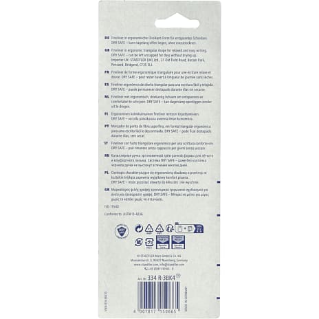 Staedtler Triplus fineliner 4-pak - blå