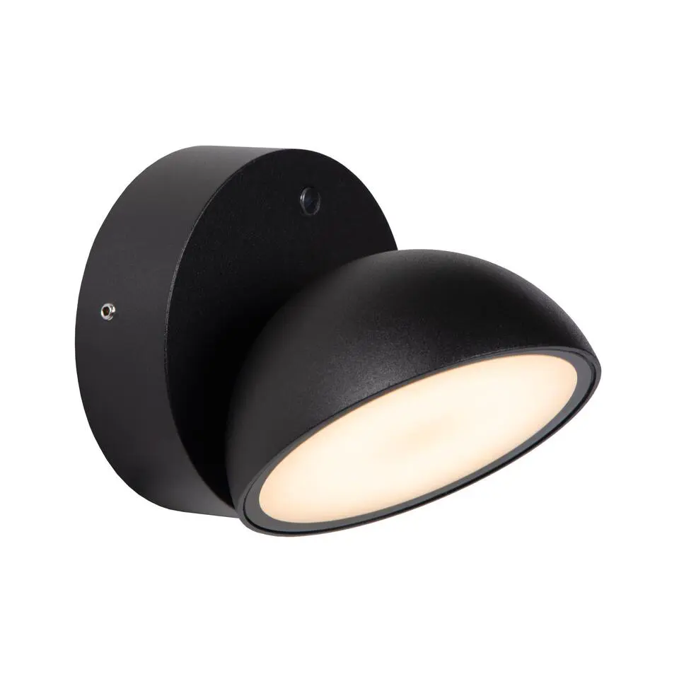 Lucide FINN Wandlamp - Zwart