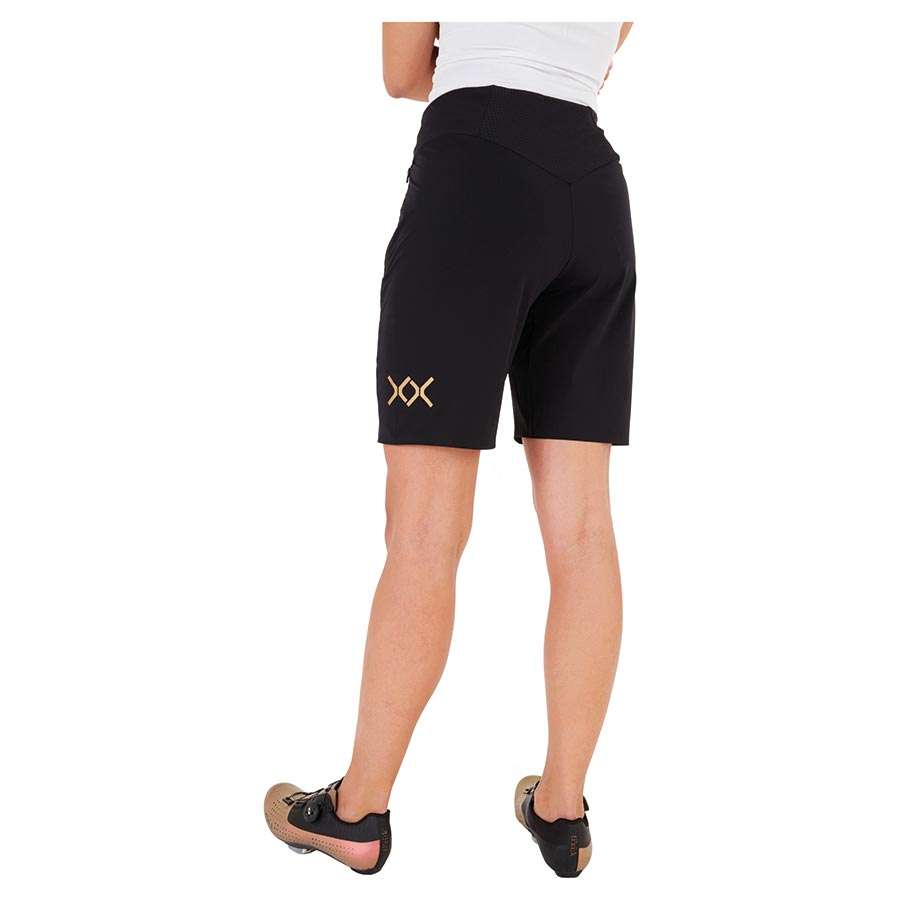 SHER Universo Woven Gravel Fietsbroek Kort Zwart Dames
