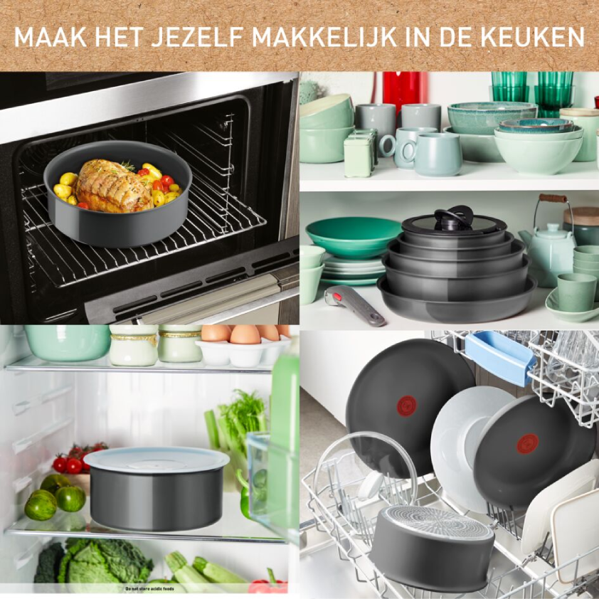 Ingenio Renew keramische koekenpan 24 cm - inductie