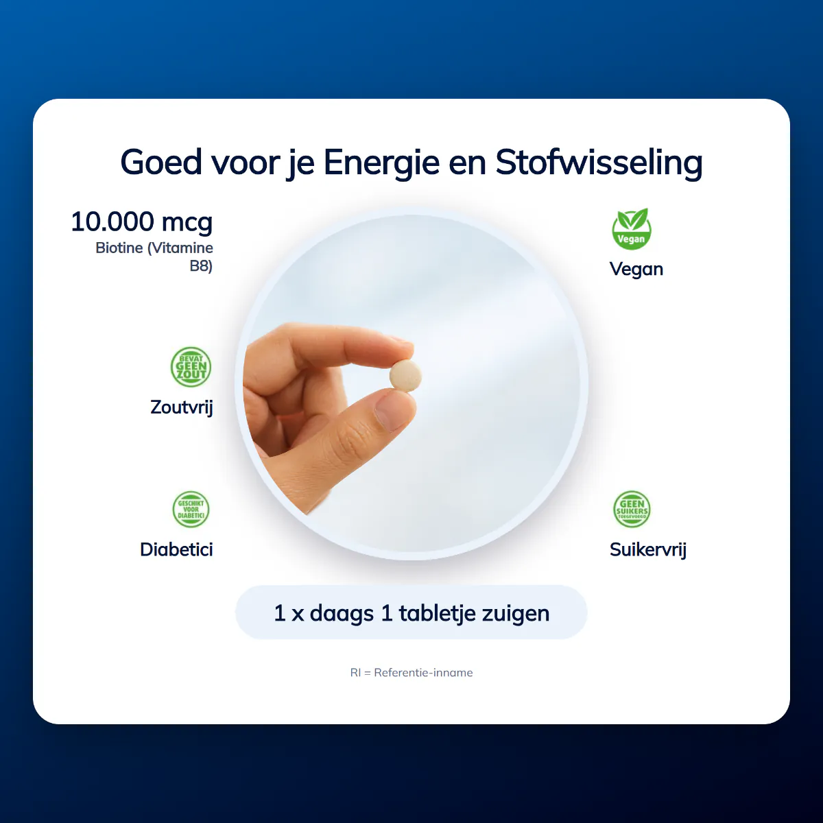 Biotine 10.000 mcg Forte 60 zuigtabletten