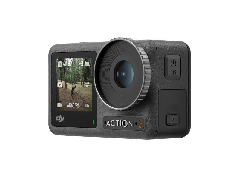DJI Osmo Action 3 - Adventure Combo - action-kamera - 4K / 120 fps - Wi-Fi, Bluetooth - undervands op til 16 m