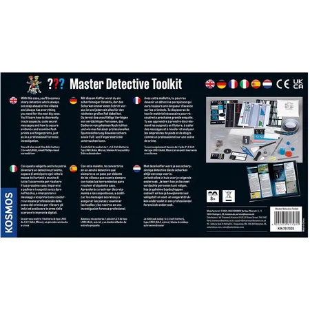 KOSMOS Die drei ??? Detektiv-Koffer / The Three ??? Detective Toolkit International (mehrsprachig)