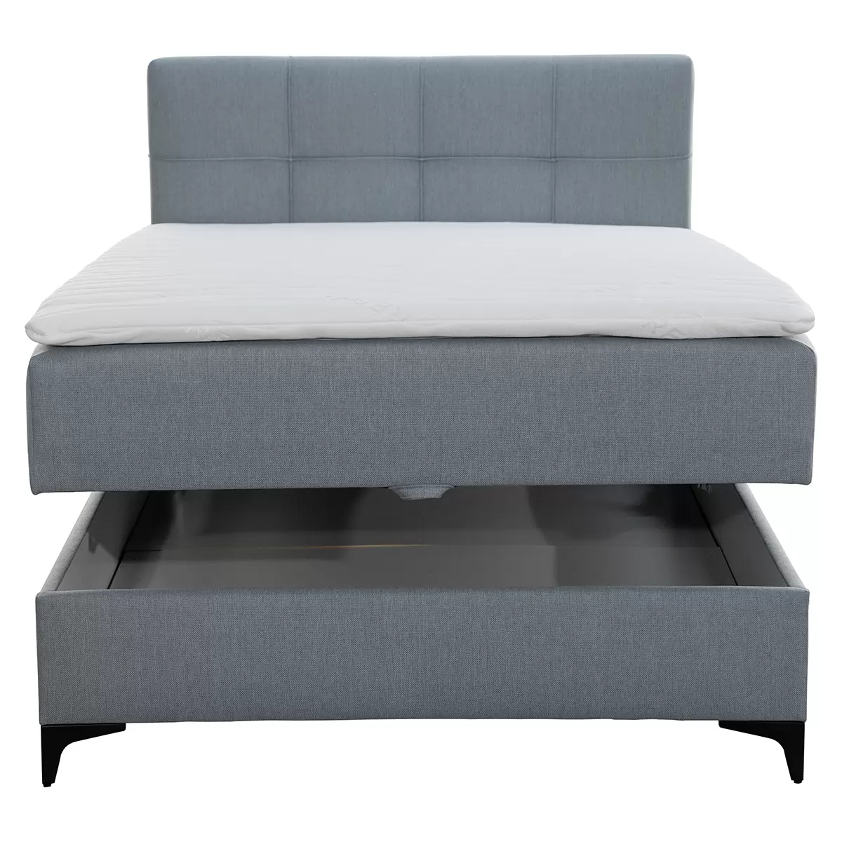 Boxspringbett Freddie 100x200 Grau