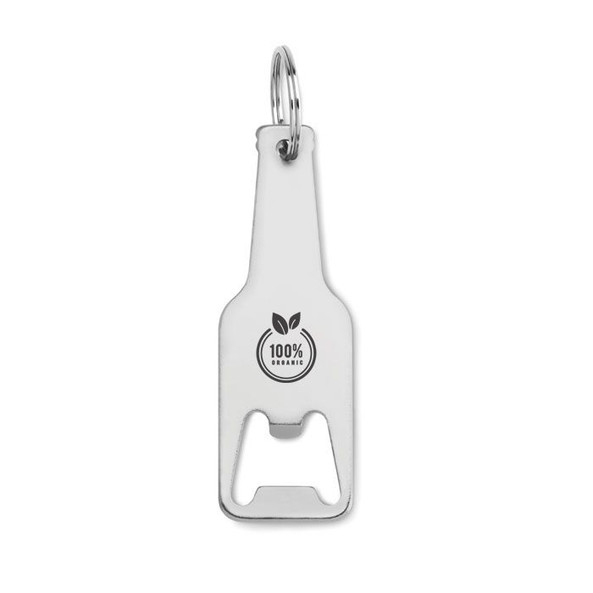 GiftRetail MO9247 - BOTELIA Porte-clés decapsuleur en alu