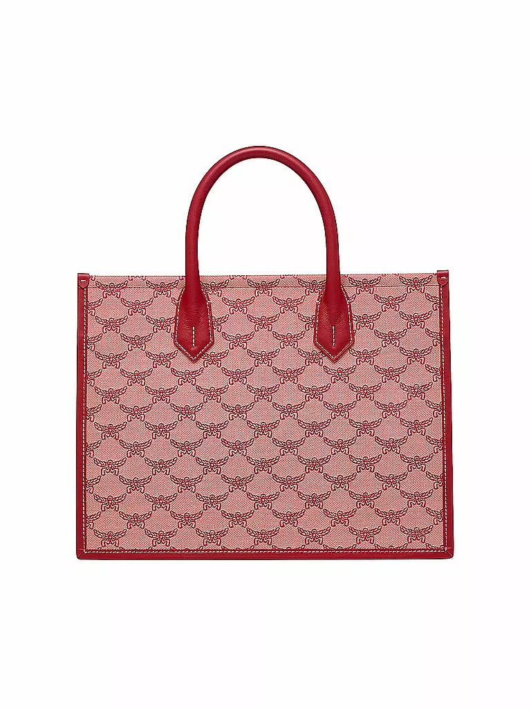 MCM Tasche - Tote Bag LAURETOS VALENTINE Medium rot